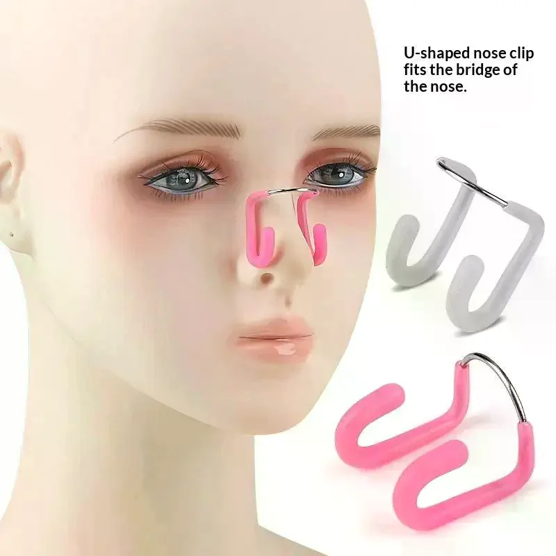 1pcs Nose Clip Diving Equipment Durable Soft Silicone Steel Wire Nose Clip For Swimming Diving Water Sports Swimming Accessories