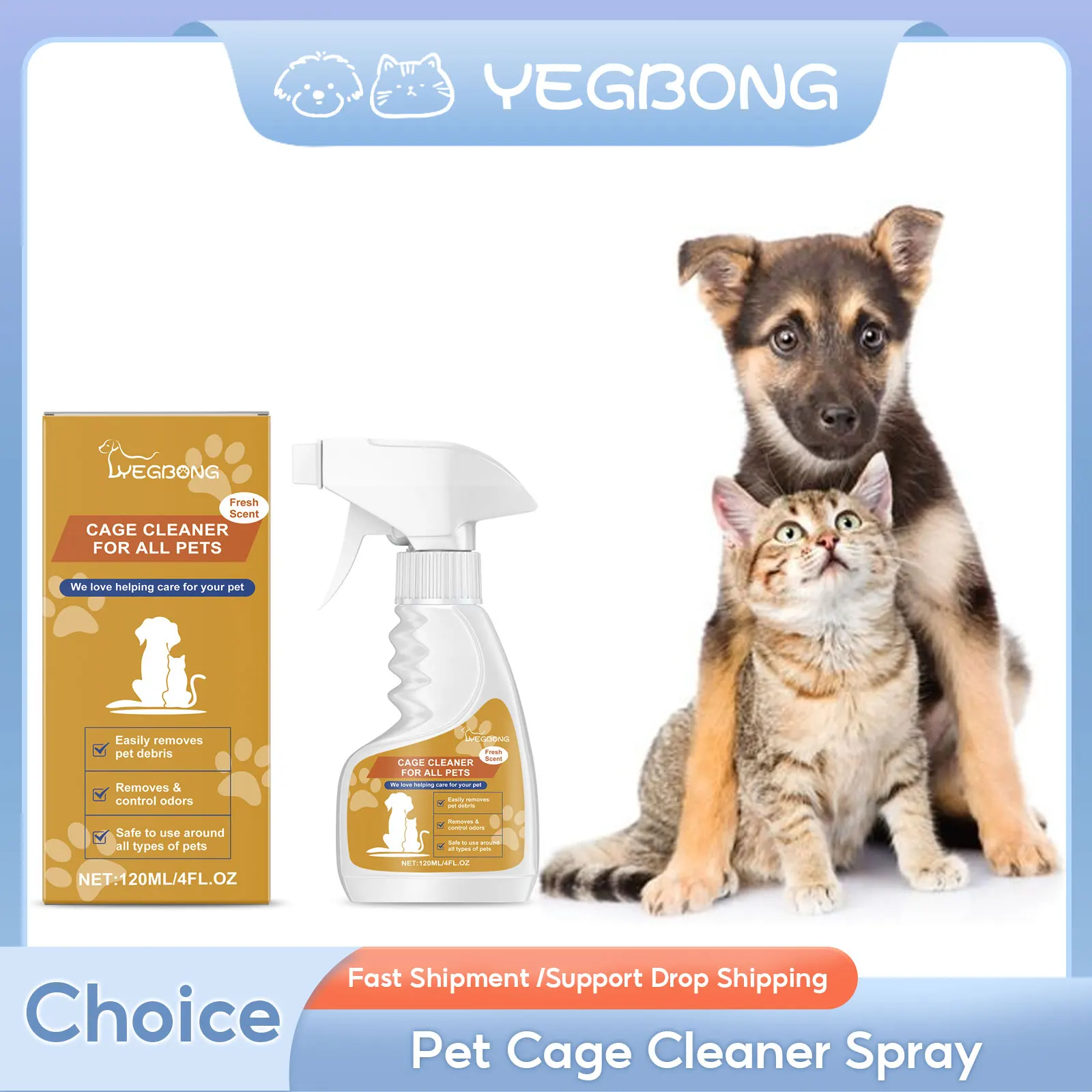 

Pet Smells Removing Liquid Urine Odor Eliminator Litter Box Deodorizer Cage Cleaner Refreshing Air Fresh Dog Deodorizing Spray