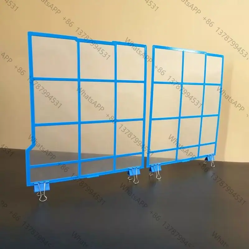 a set Air Conditioner filter sets Left 31.5X29.8cm Right 31.5X28.5cm Hitachi Old machine custom Not original Plastic border