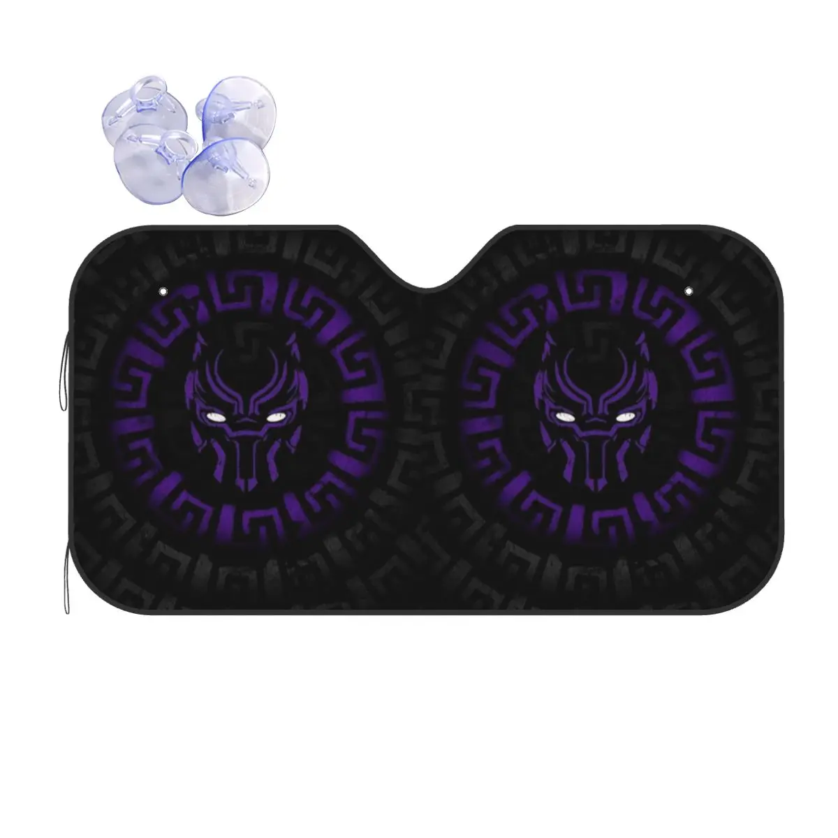 

Custom Black Panther Comic Wallpaper Cartoon Windshield Sunshade Folding Reflective Sun Blocker Front Window Shade Visor