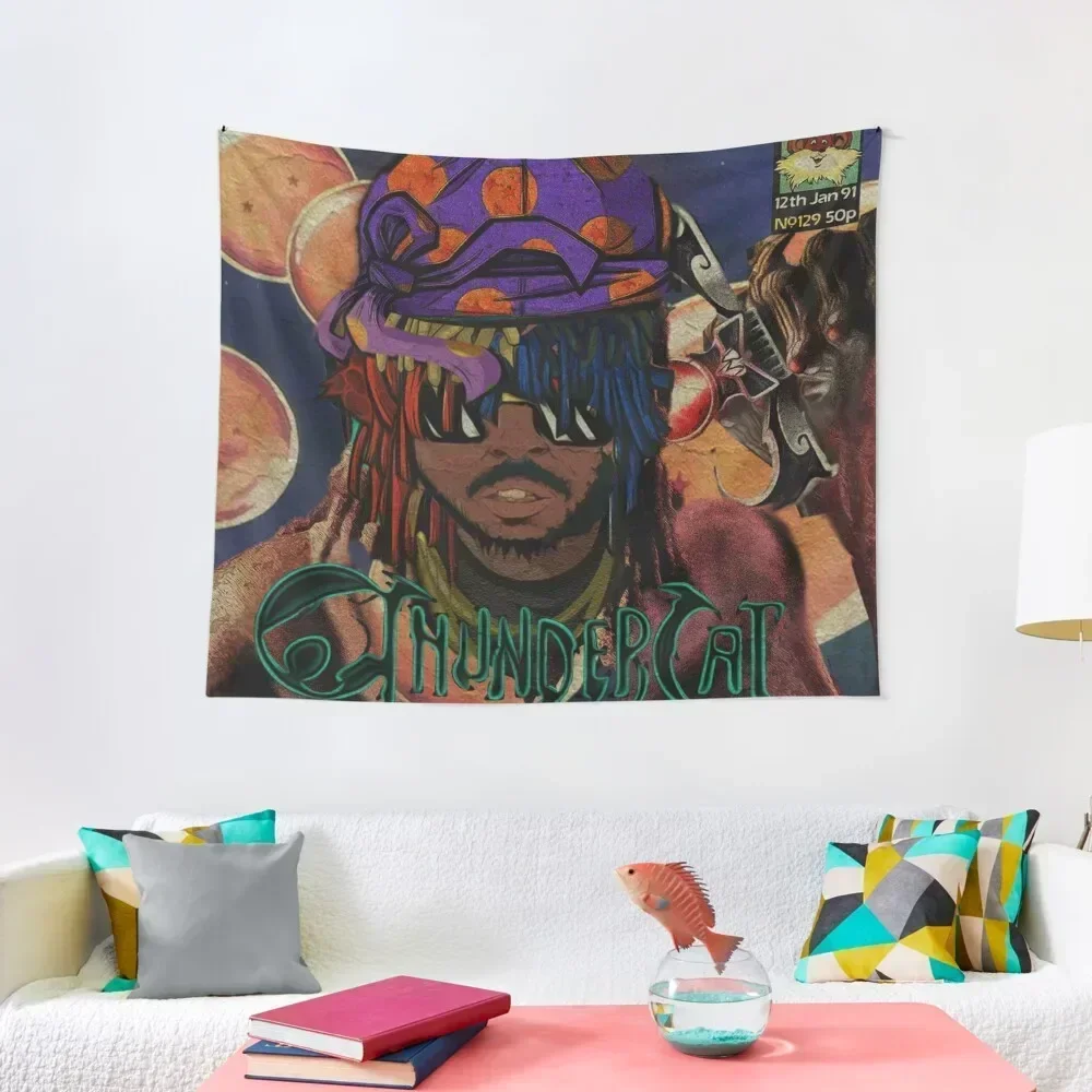 THUNDERCAT COMIC COVER Tapestry Outdoor Decor Bedroom Decor Aesthetic Tapestry