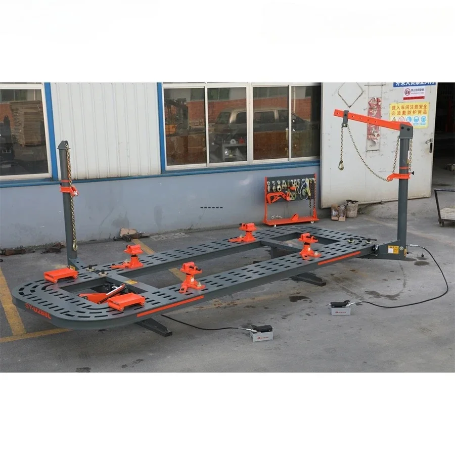 Frame MaCH Ine Car BenCH Body Repair Equipment SY-288L Automatic Car CH Assis Straightener BenCH Work BenCH Pneumatic