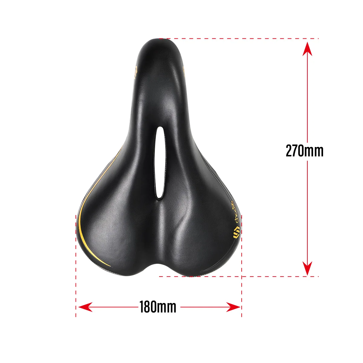 CNC Bicycle Accessories Bike Saddle Wide Soft Comfort Cushion MTB Road Back Seat Saddle Pu Cycling Parts