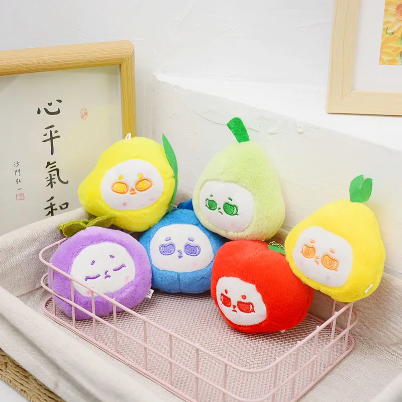 40pcs/lot Wholesale Creative Funny Fruit Plush Toy Keychain Ugly Cute Doll Pendant,Deposit First to Get Discount much,Pta513