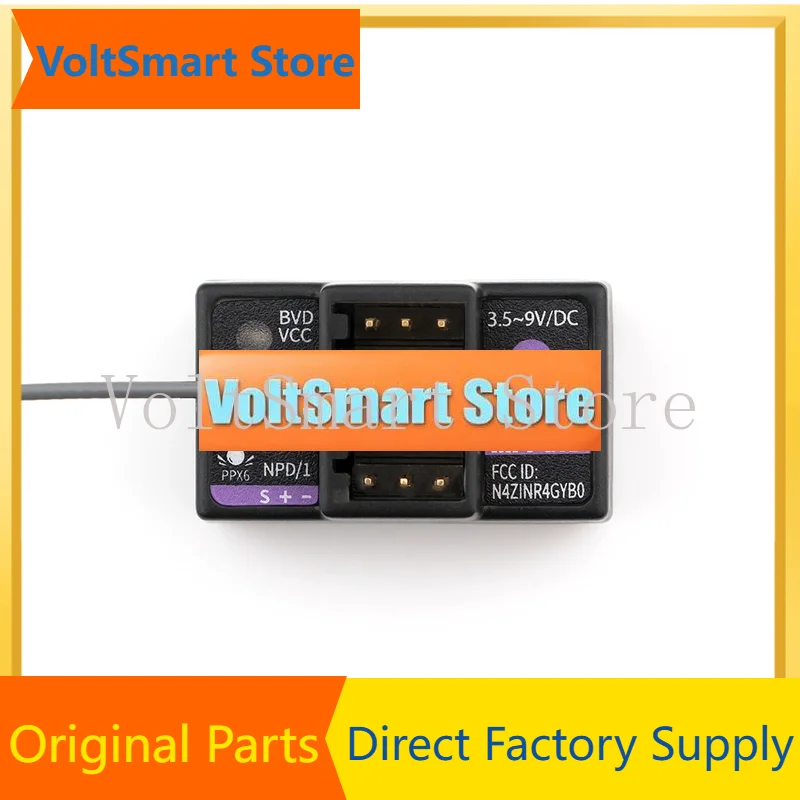 VoltSFLYSKY INr4-GYB 4-channel Receiver With Gyroscope Function For FLYSKY NB4 RC Model Car Remote Controllor Transmitters