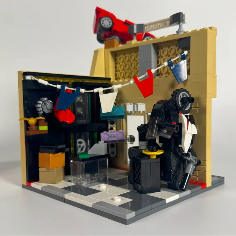 822 pz MOC Il Racer S Edge Campioni di Città Modello di Costruzione Regali Di Natale Blocchi di Costruzione Giocattolo Assemblare Idea Educazione Mattoni