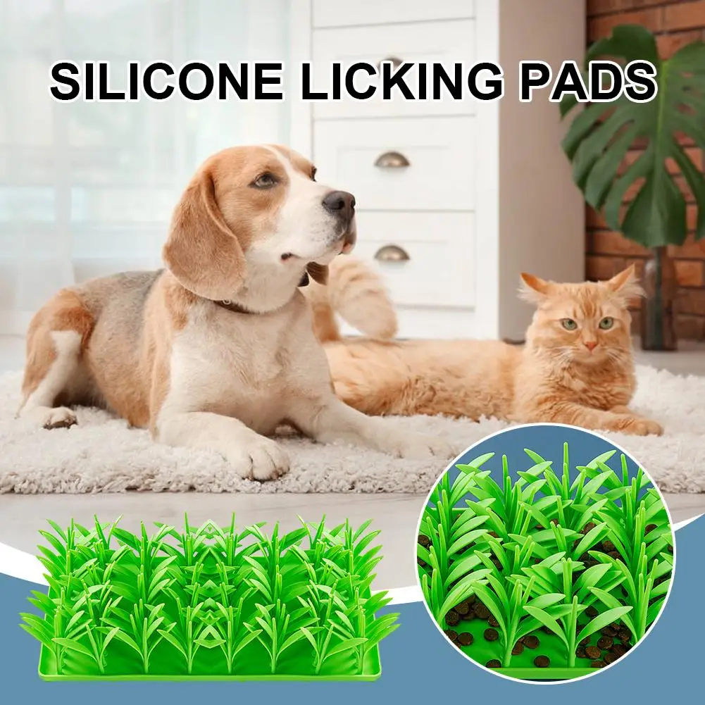 

Pet Snuffle Pad Sniff Mat For Dogs Silicone Grass Mats For Cats Snuffle Pad Non-slip For Large Medium Small Breed Dogs Acce D0i9