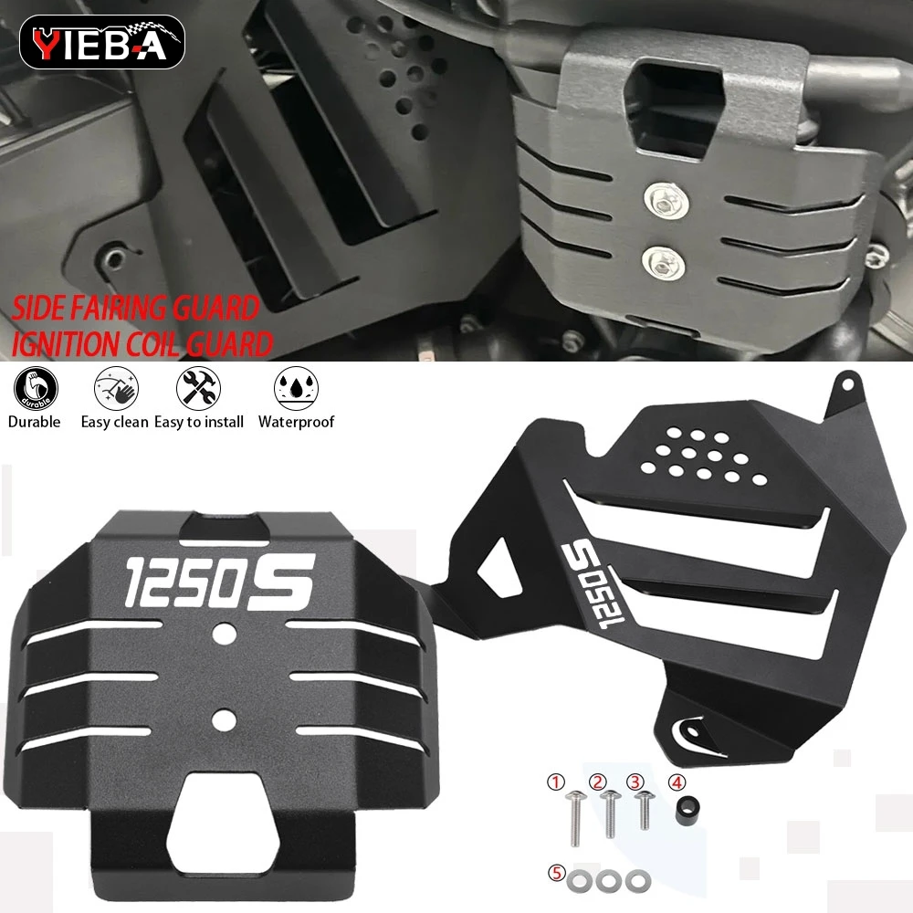 

2025 Motorcycle Ignition Coil Guard For Pan America 1250/1250S/Special RA1250 1250 2021 2022 2023 2024 Left Side Fairing Guard