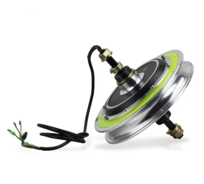 

12-дюймовый 24/36/48V350W бесщеточный колесный двигатель с передним приводом и задним приводом, трехколесный двигатель, электрический двигатель скутера