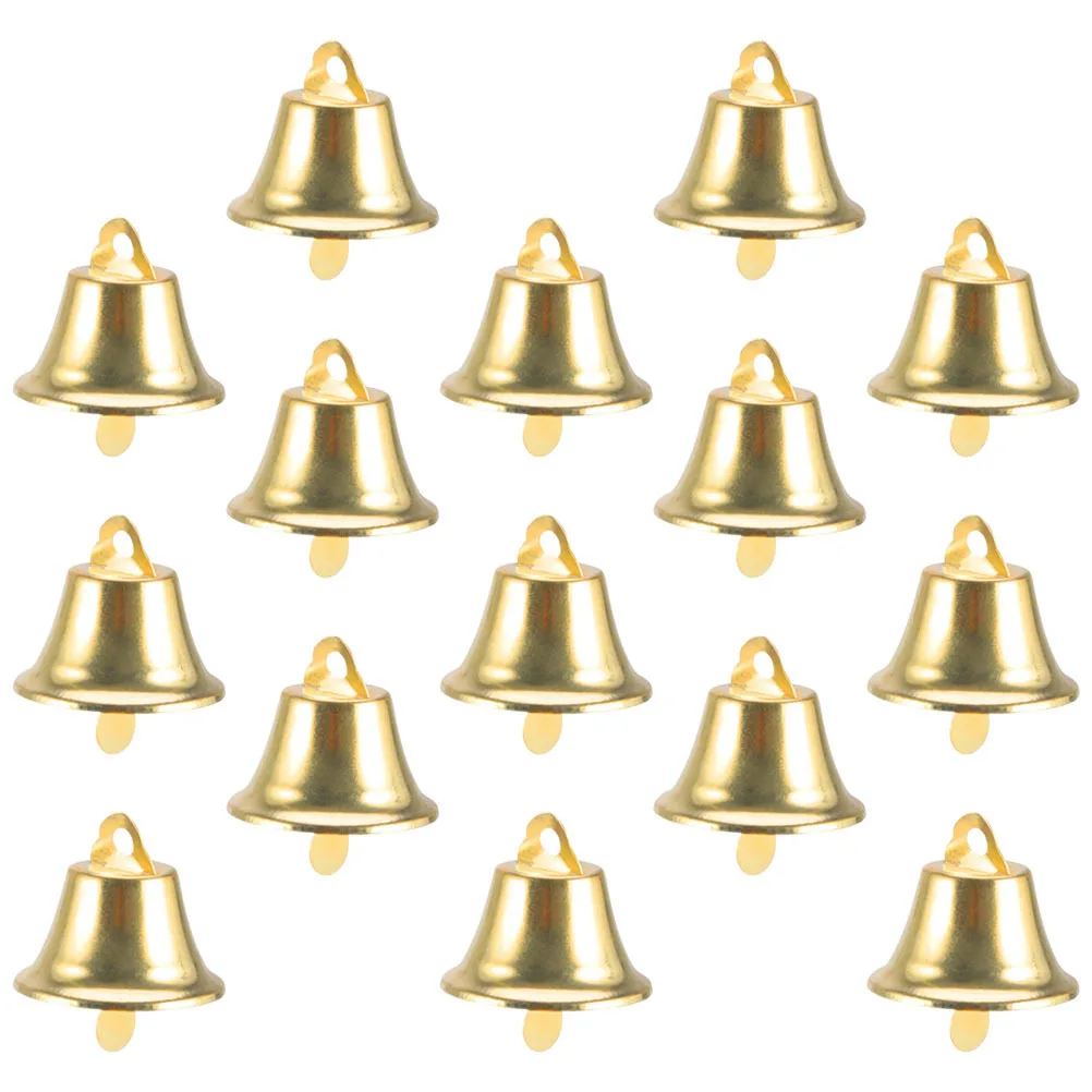 

15 шт., рождественские колокольчики, металлические подвески-колокольчики «сделай сам», декоративные подвесные украшения для елки, домашняя вечеринка, фестиваль, декор, подвески-колокольчики