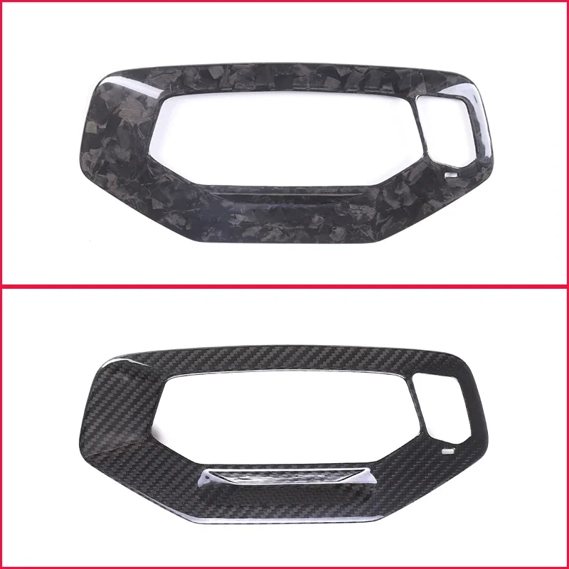 Real Carbon Fiber Car Front Reading Light Panel Frame Cover for BMW 8 Series G14 G15 2019 2020 2021 2022 2023 Interior Accessory