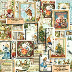 40 pz \ set Retro Alice nel paese delle meraviglie coniglio foresta diario materiale Set fai da te per Scrapbooking Planner adesivi estetici