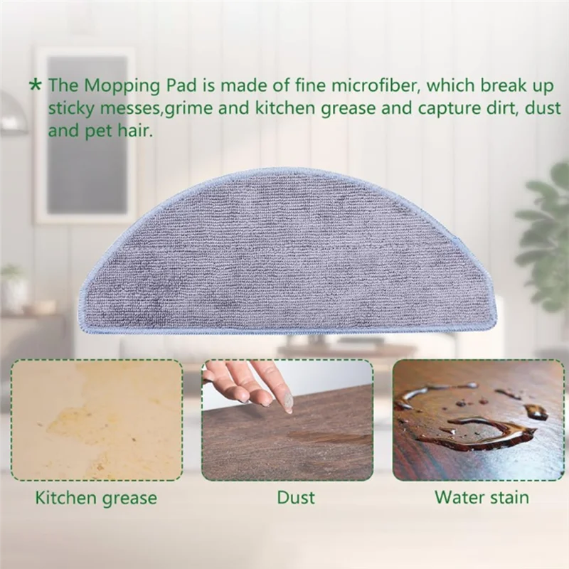 A02V-For Blaupunkt Bluebot Xtreme وسادة ممسحة بديلة لملحقات آلة الكنس