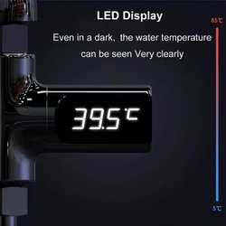 Hot Tub Water Temperature Monitor Electricity LED Display Home Shower Faucets Water Thermometer Bathing Temperature Meter