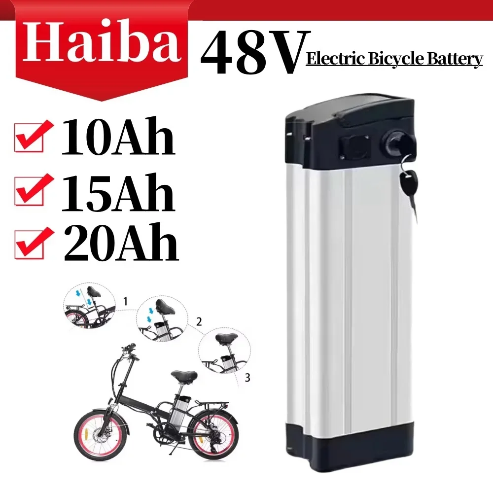 

18650 Haiba battery pack, 48V10Ah 15Ah 20Ah 1500W high-power rechargeable lithium-ion battery Haiba Battery