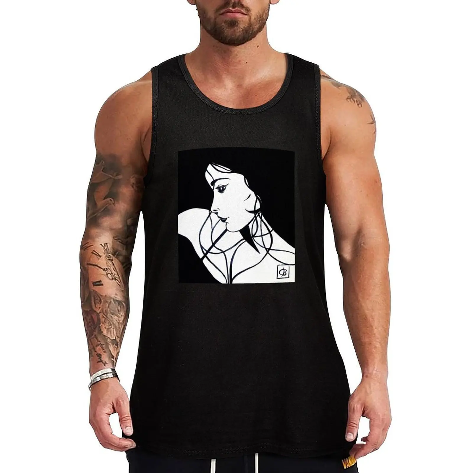 

Isobel Tank Top bodybuilding cute tops sports clothes for men gym shirt men