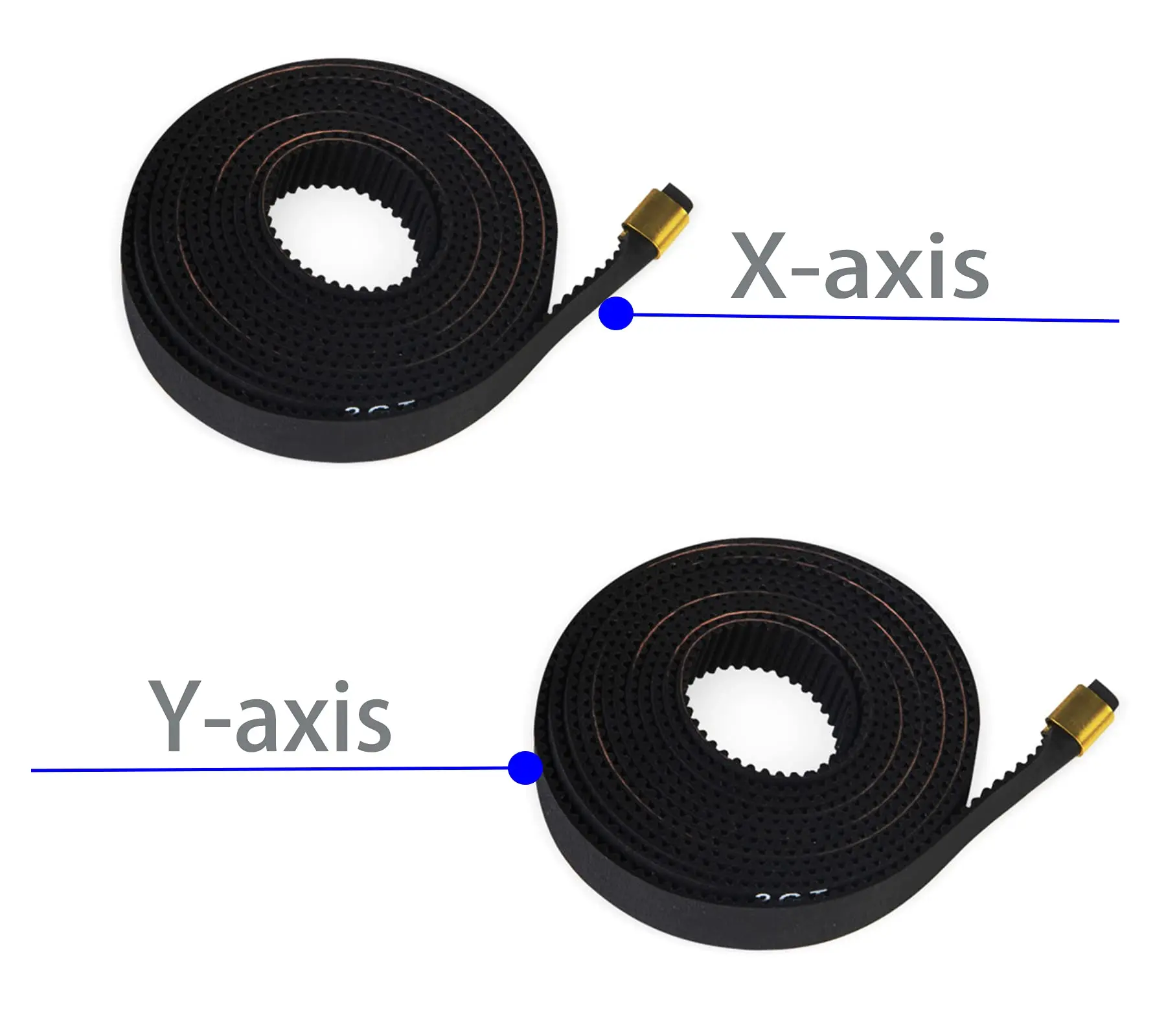 Creality CR-6 SE X-Achse + Y-Achse Synchronkautschukriemen 2GT Breite 6 mm Zahnöffnungsriemen Passend für CR6 SE 3D-Drucker-Teilezubehör – Detail 5