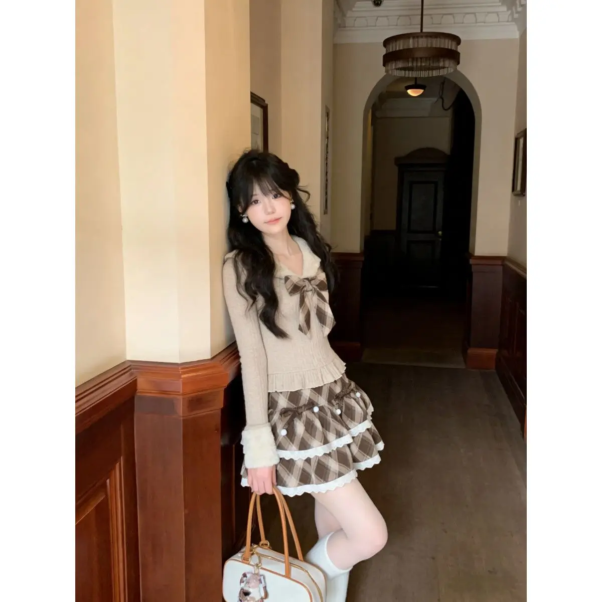 Sexy T Shirt Sweet Girl Y2k Tops Harajuku 2000s Kawaii Bow Off Shoulder Long sleeves Coquette Graphic Tees summer Femme crop Top