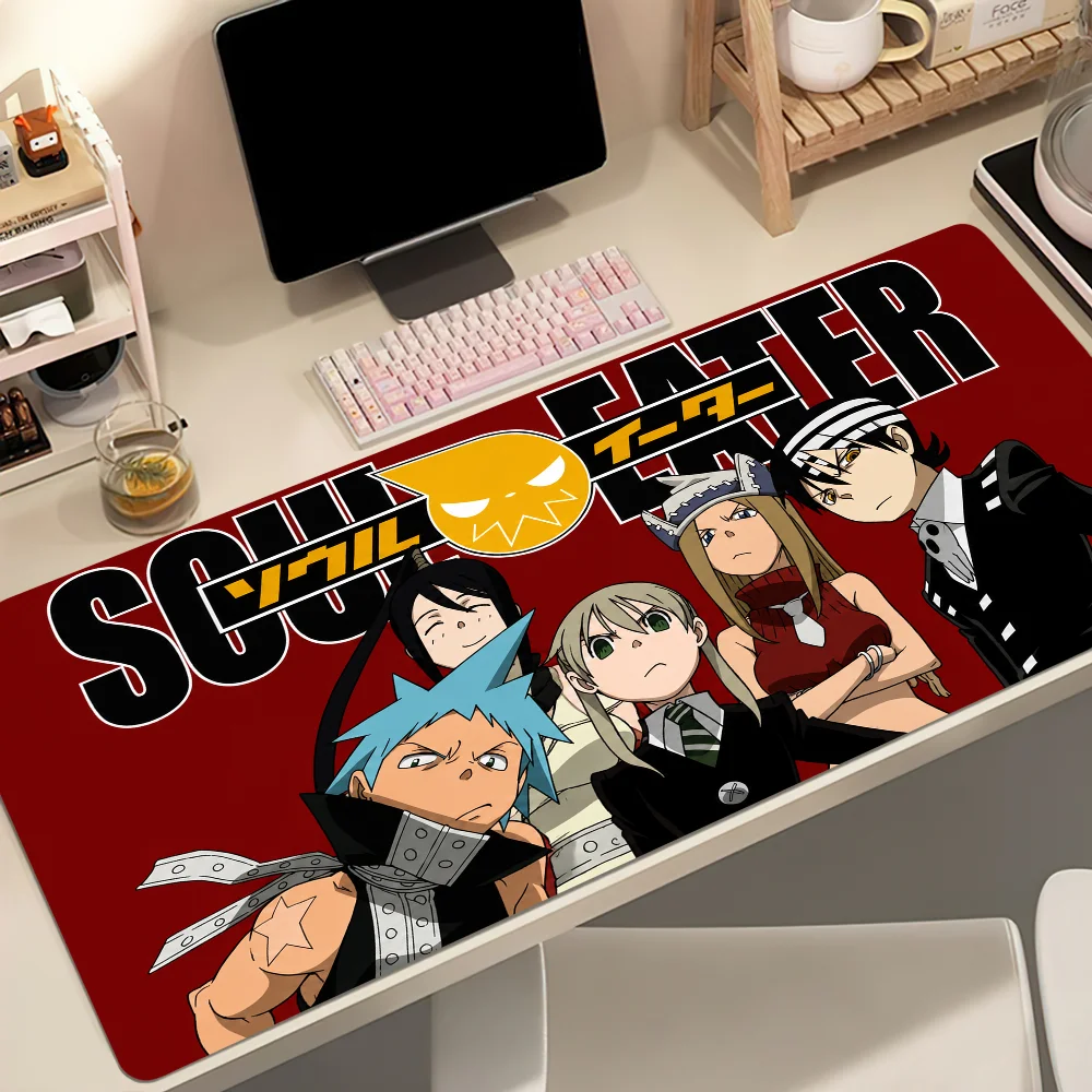 Soul E-Eater Anime Mouse Pad Non-slip Thickened MousePad Student Gaming Cushion Large Writing Lockedge Office
