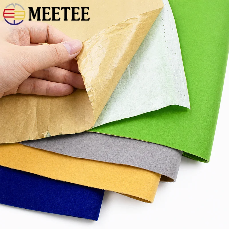 

45-135cm*150cm 0.5mm Thick Velvet Self-adhesive Fabric Car Seat Interior Resistant Flocking Cloth Furniture Decoration Fabrics