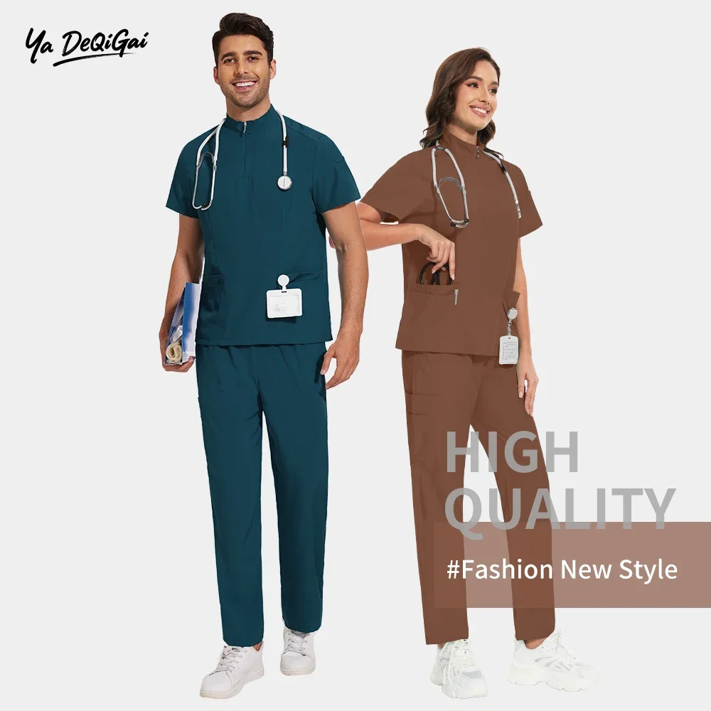 Scrub unisex Uniforme Donna Leggero Morbido Scrub infermieristico Medici Infermieri Accessori ospedalieri Dentista veterinario Scrub Uniformi