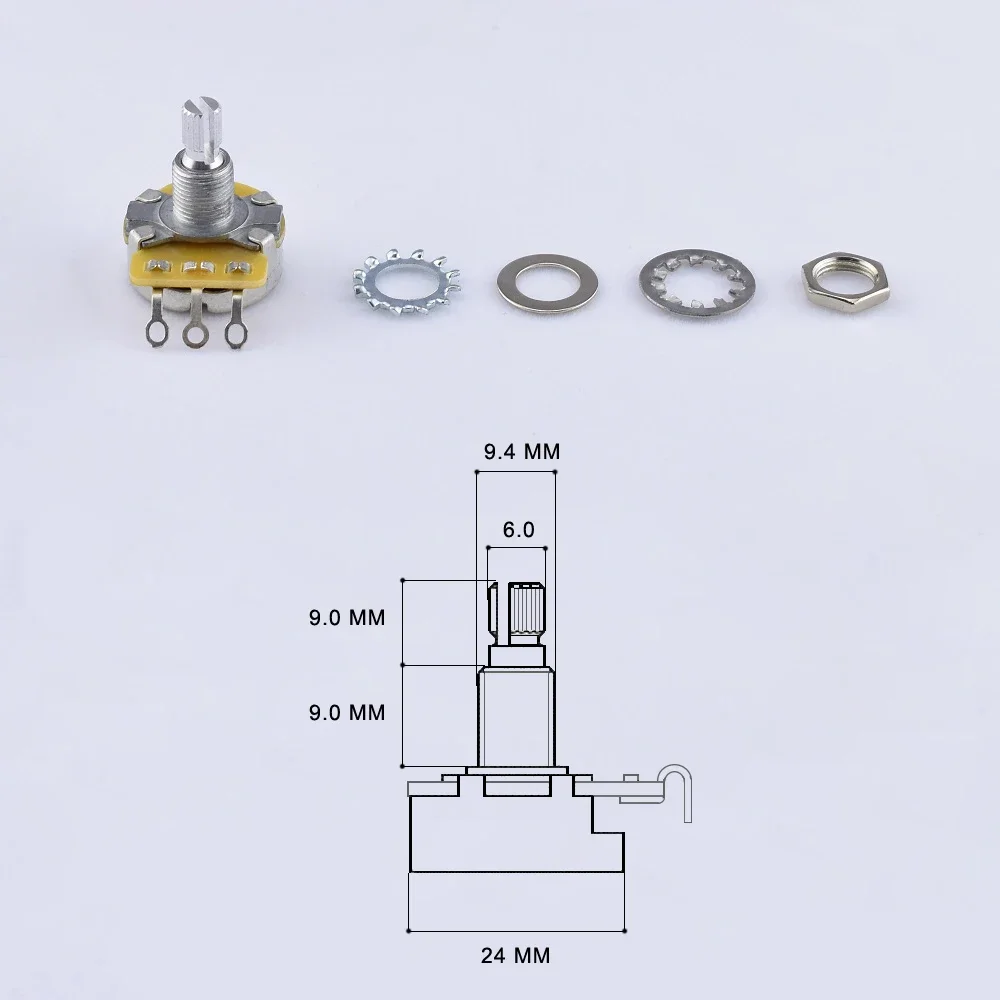 1 Piece Original Genuine B500K CTS Potentiometer(POT) For Electric Guitar (Bass)