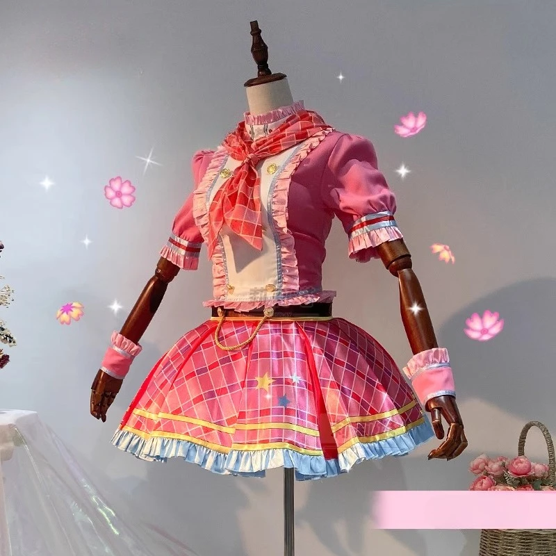 Costumes Cosplay for Women Sweet School Uniform Princess Outfit Cute Girls Short Sleeve Top + Skirt Performance Costumes Set