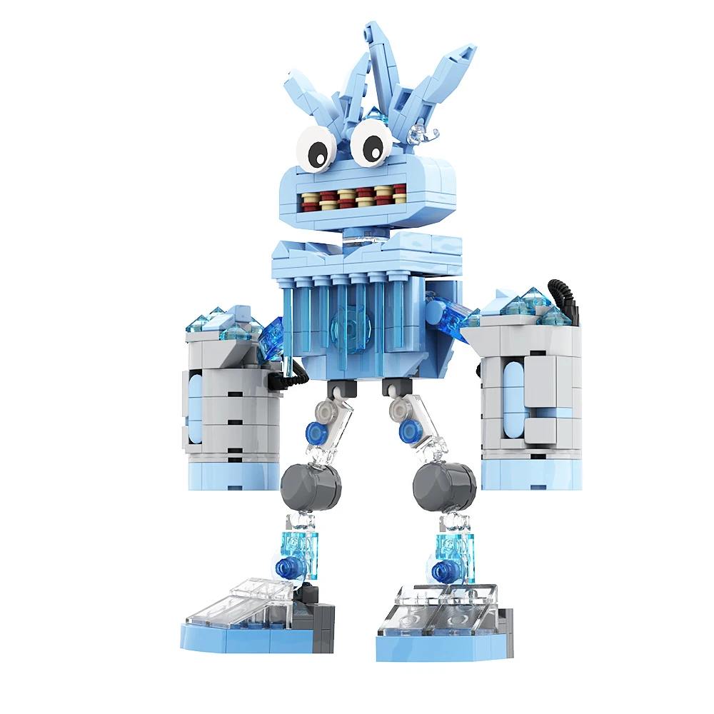 MOC My Singing Monster Building Blocks Sets Music Robot Choir Bricks Game Cartoon Monster Bricks Assemble Toys Kid Birthday Gift