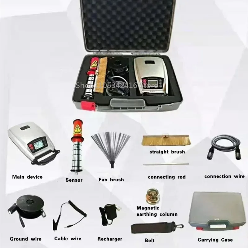 High Precision Coating Pinhole Spark Detector, Industrial Holiday Tester for Metal Coating Leak Inspection Use