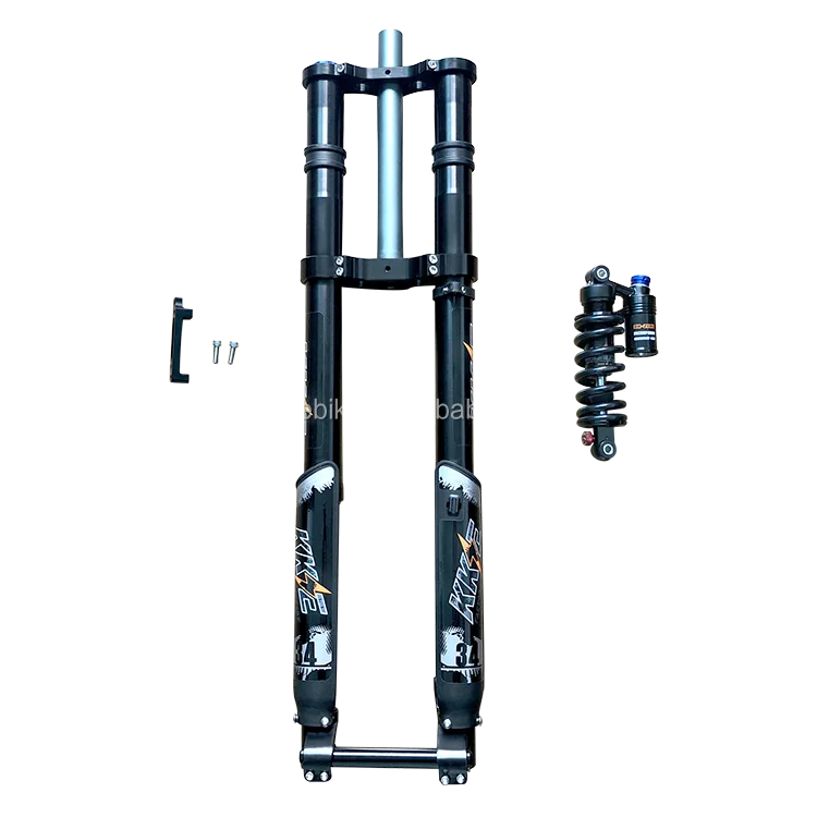 double air crown fork with rebound and compression adjustment