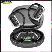 YYK-Q16S Auriculares Bluetooth Oreja colgante LARGA RESISTENCIA Deportes Reducción de ruido Auriculares con pantalla digital LED impermeables Bluetooth