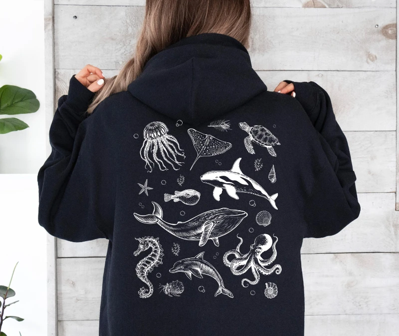 

Толстовка Ocean Life, толстовка с капюшоном See Animal Lover, толстовка с капюшоном Protect Our Oceans Underwater Life, Save The Shark, топ Marine Life