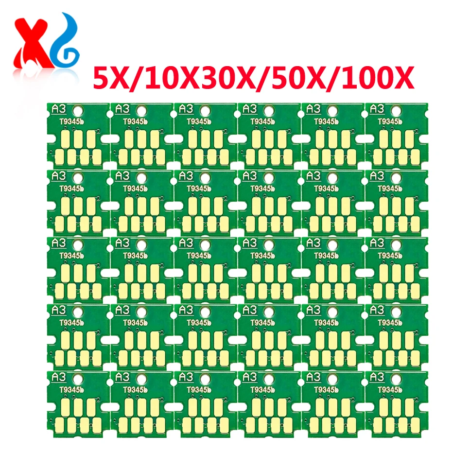 5X/10X/30X/50X/100X C9345 Maintenance Box Chip For EPSON L8050 L15150 L15158 L11160 L6550 L8180 L8168 L8160 WF7840 ET8550 ET5800