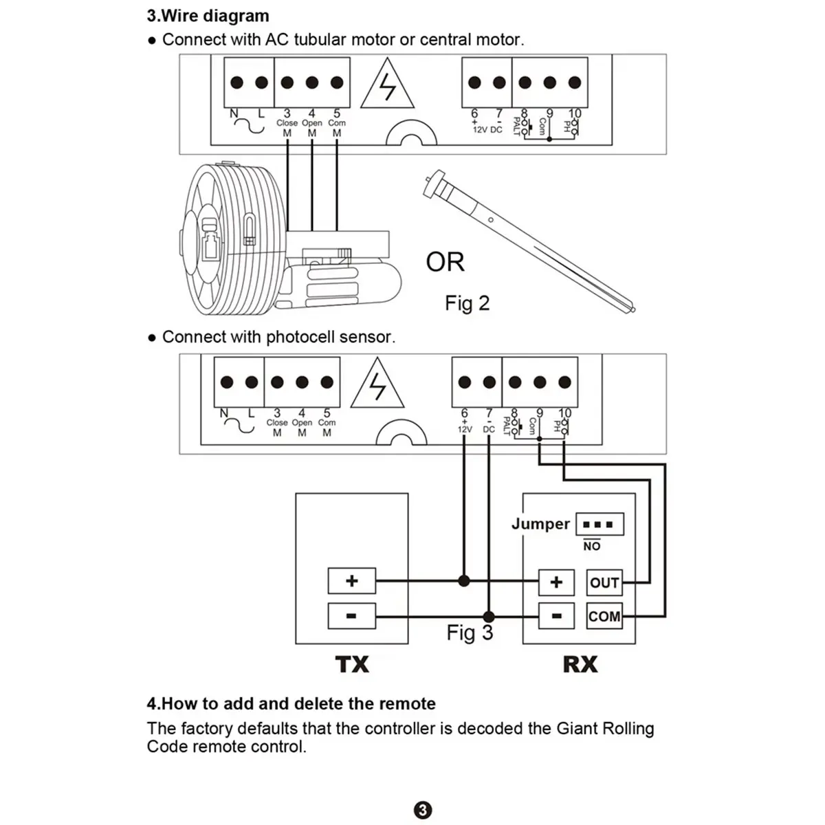 

A23G AC220V Universal Tubular Motor Receiver Roller Shutter Control Board for AC Tubular Motor Central Motor