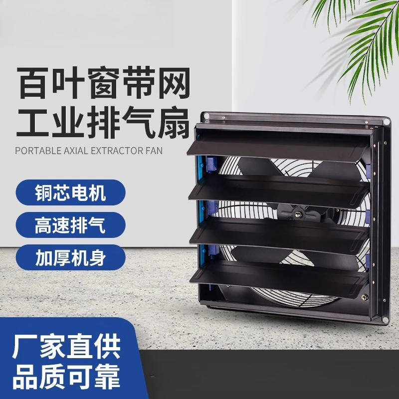 Exhaust Fan Direct Supply from Manufacturer Household Oil Fume Purification Fan Ventilator Industrial Exhaust Fan