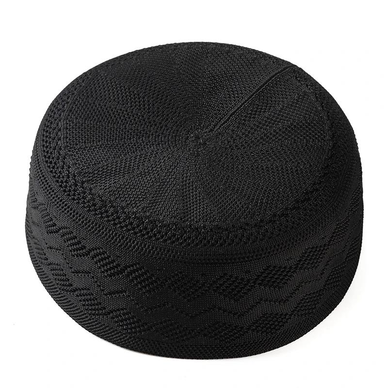 Islamic Man Turban Keffiyeh Turkish Kufi Cap - New Muslim Prayer Hat Jewish Hijab for Men Saudi Arabia Indian Style