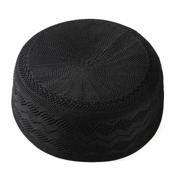 Turban islamique pour hommes, casquette Kufi turque Keffiyeh...
