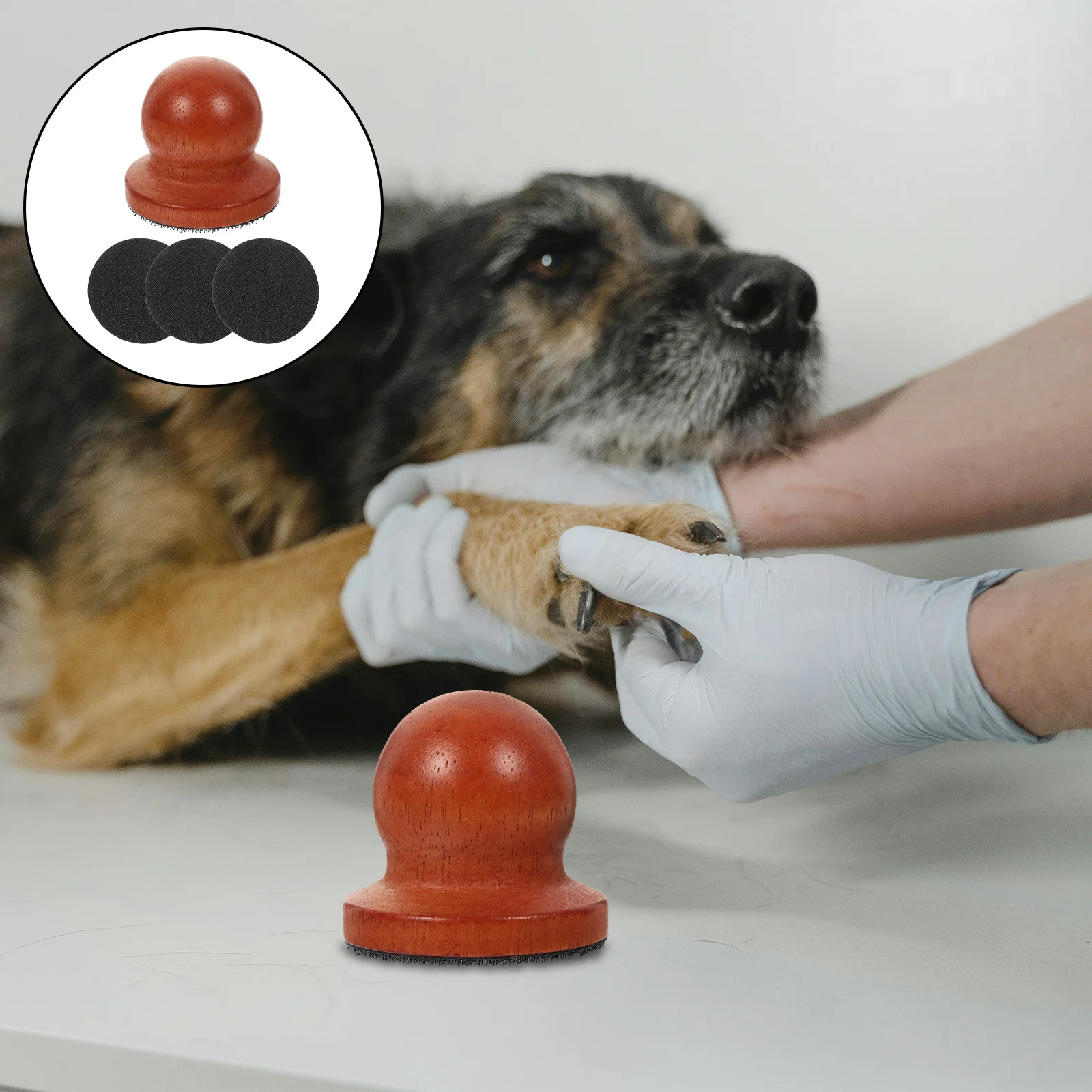 

1 Set Dog File Wood Handle Portable Pet Nail Grinding Tool For Dogs Puppy Trimming Tool Wooden Nail File For Dog Pet Accessory