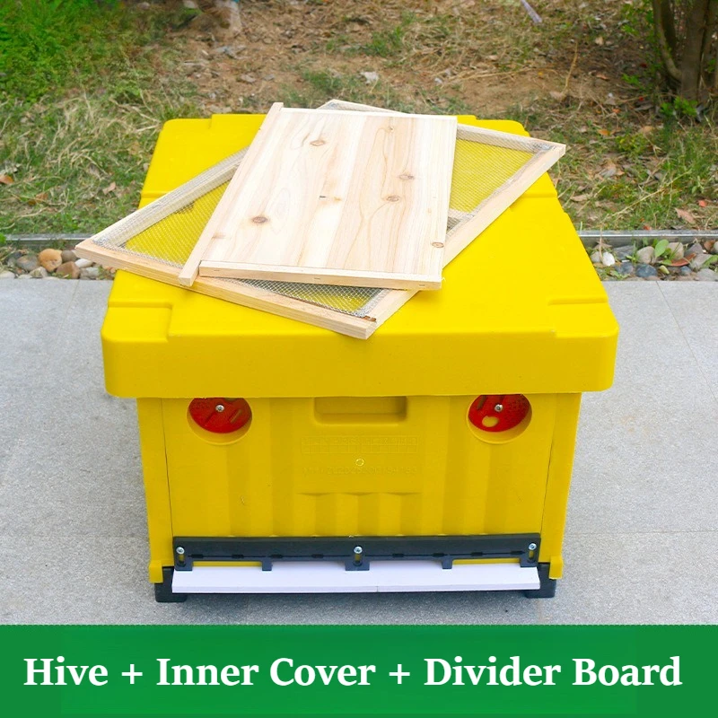 10 Frame Plastic Beehive Insulated Langstroth Bee Hive with Adjustable Vents