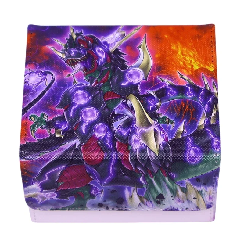 Yu Gi Oh Ultimate Conductor Tyranno Self Made Leather Card Storage Box Center Card Anime Classics Game Collection Cards Toy Gift