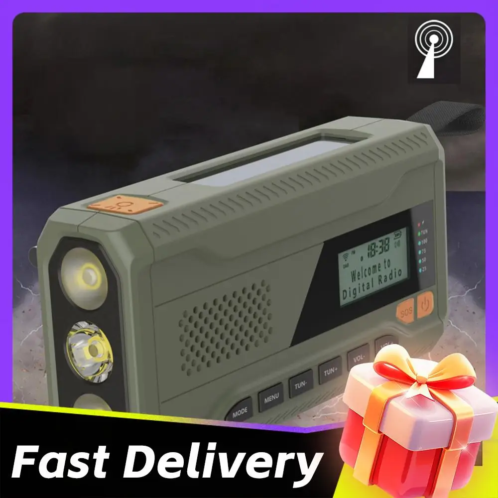 Hand Crank Radio Wi…