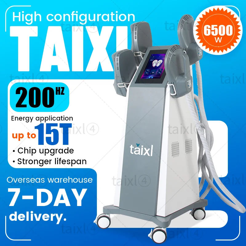 

TAIXL 6500W NEO Body Slimming Fat Burning Muscle EMS Sculpting Electromagnetic Stimulate Sculpt Therapy Machine Salon