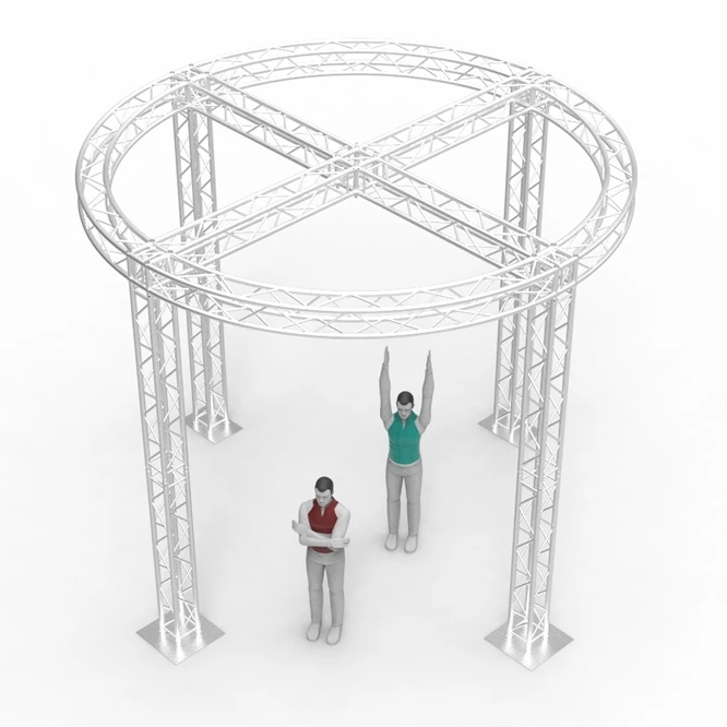 【Direct Factory Sale】High Quality Aluminum Frame Truss Structure /Exhibition Booth/ Exhibition Truss Spigot Truss For Trade Show