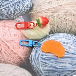 10 PCs/zufällige Farb -Snap Lobster Hummer Haken Keychain -Entdeckungen für die DIY -Schlüsselkette 7 Hauptverkauf Aktueller Schließung - №4