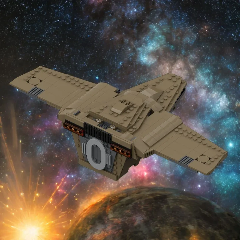 542PCS Star Battle Scion Shuttle (commision) Building Blocks DIY Vikings Toy for Kids Birthday Gift and Creativity Development