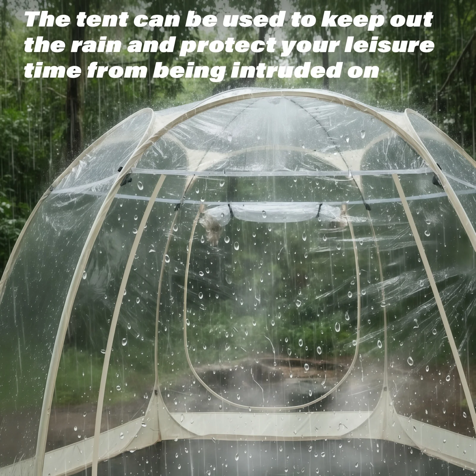 Large Quick-Set Bubble Tent Portable Outdoor Igloo Extreme Cold Resistant Winter Shelter for Camping And Backyard Use image 4