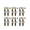 100PCS Brown