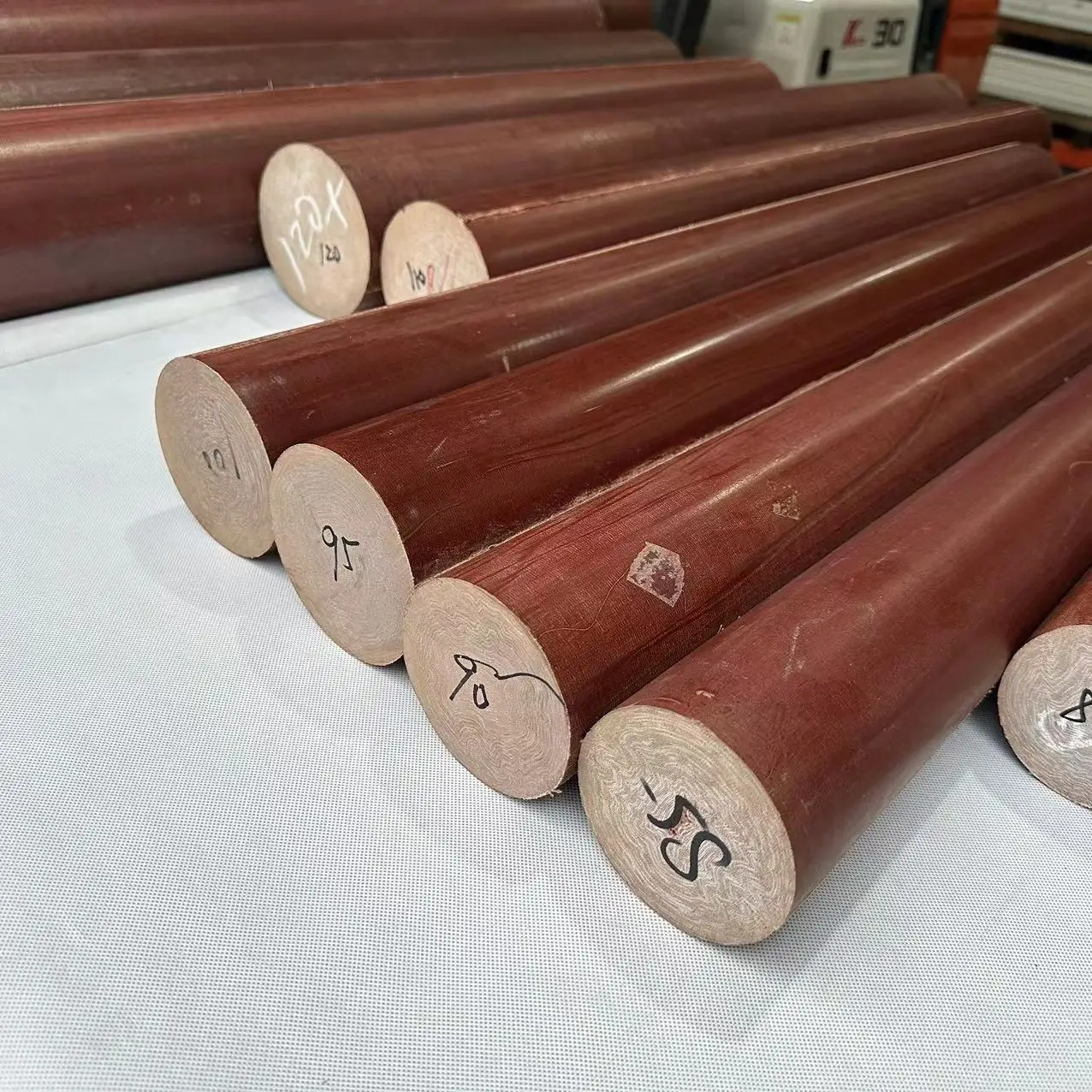 1PC Bakelite Stick Muslin Rod Pressing Stick Insulating Rod High Temperature Resistant Customization