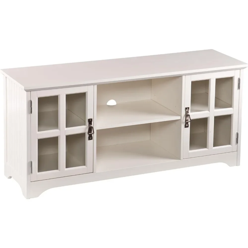 

SEI Furniture Remington TV Storage Media Stand, White