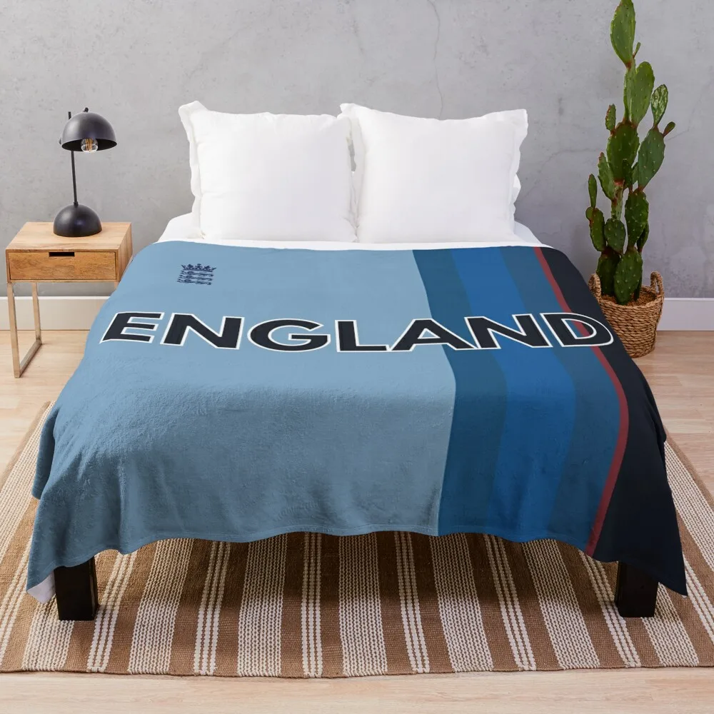 England Cricket Throw Blanket Furry Summer Beddings valentine gift ideas Blankets